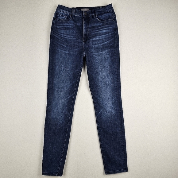 DL1961 Chrissy Skinny Ultra High Rise Instasculpt Ankle Jeans - Picture 1 of 8